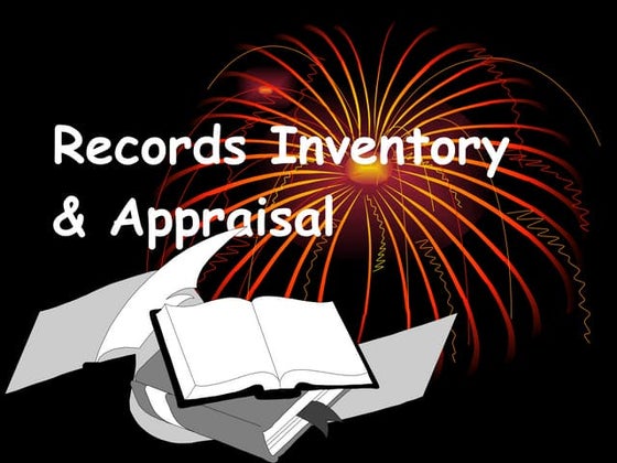 Records Inventory And Appraisal