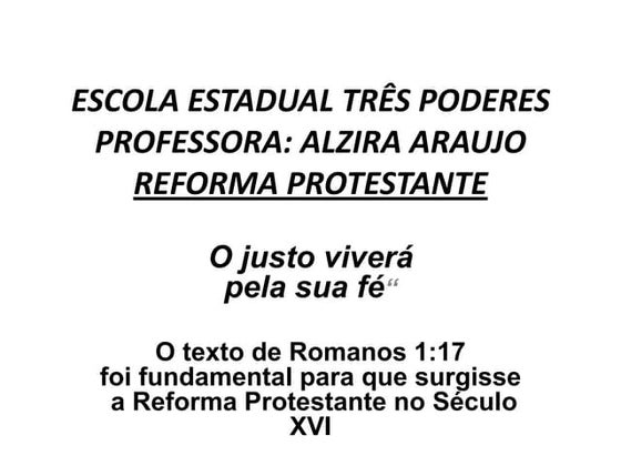 Reforma protestante slide