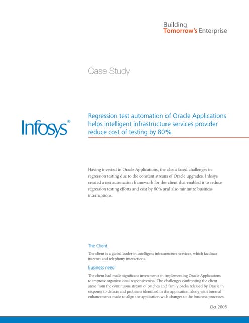Regression Test Automation Framework 