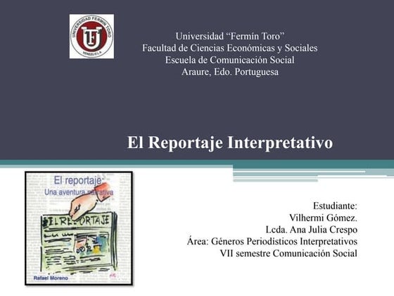 Reportaje interpretativo