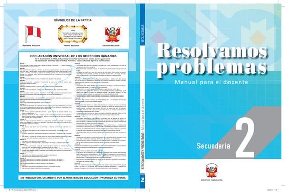 Resolvamos problemas 2 manual para el docente 2018