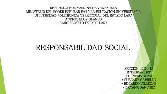 Responsabilidad Social