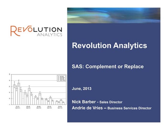 R for SAS Users Complement or Replace Two Strategies