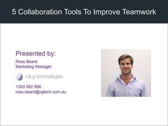 5 collaboration tools you can use to improve teamwork