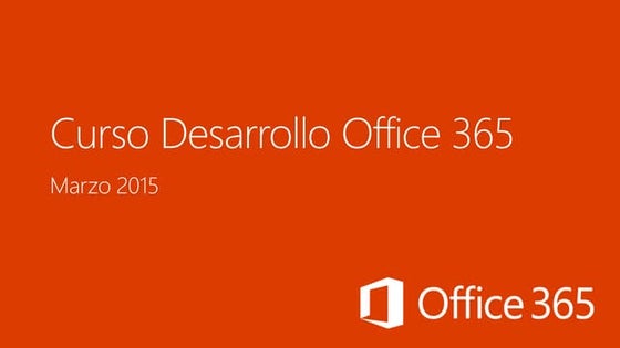 Introducción a las Apps para Office
