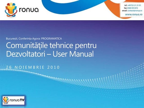Ronua - Programatica2010