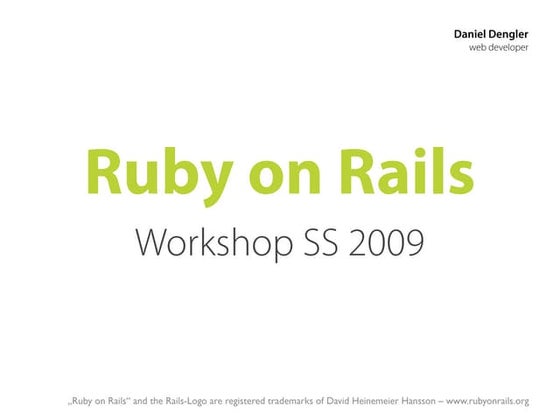 Ruby on Rails SS09 06