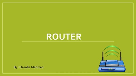 Router and types 