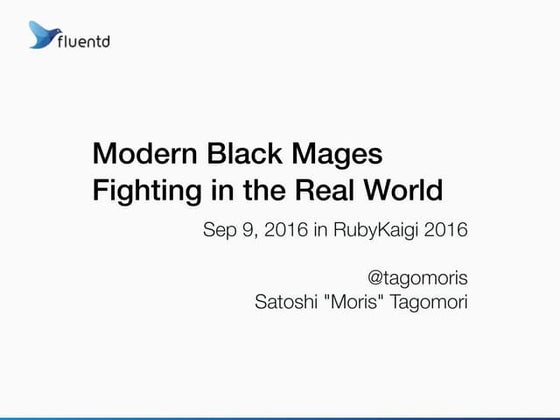 Modern Black Mages Fighting in the Real World