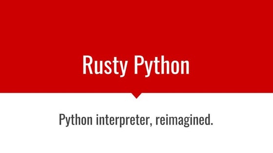 Rusty Python