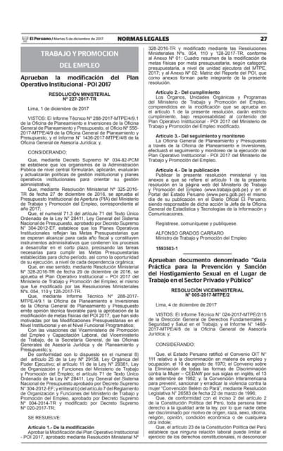 Rvm 005 2017-mtpe2 - guía hostigamiento sexual