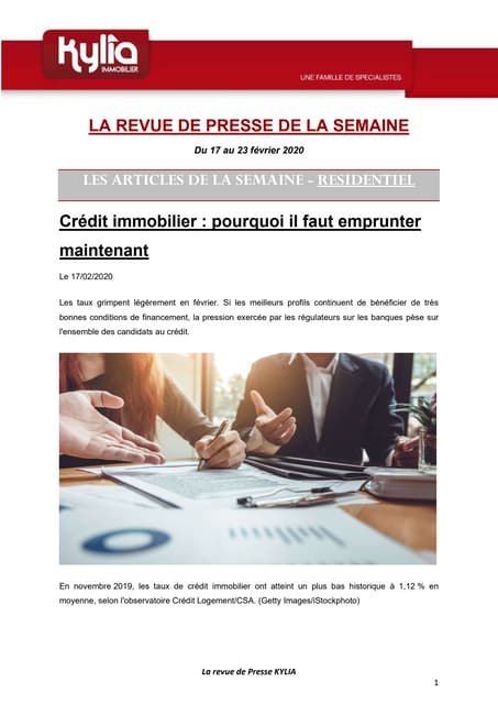 S8   revue de presse kylia
