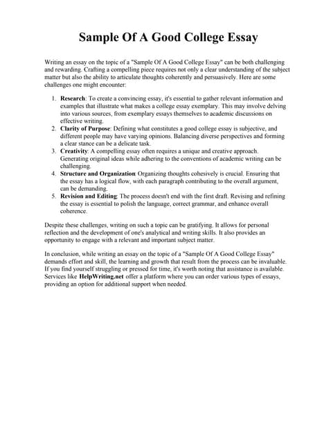 Sample Of A Good College Essay.pdf