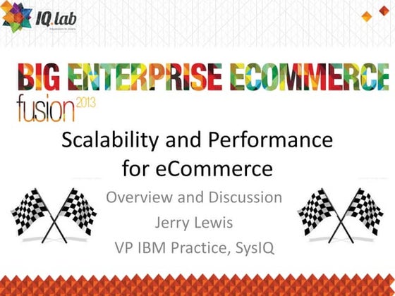 Scalability and performance for e commerce