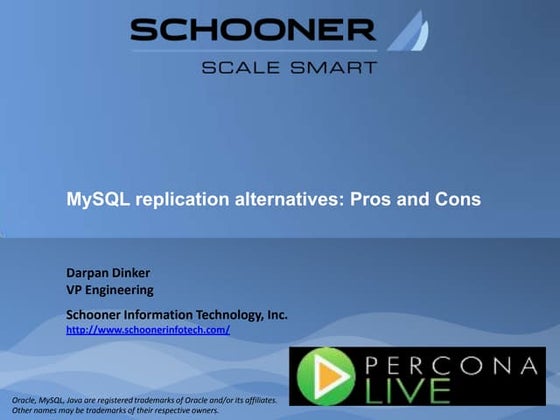 MySQL Replication Alternative: Pros and Cons