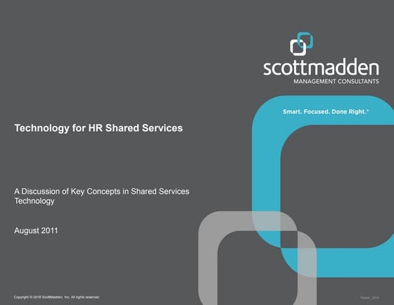 Technology for HR Shared Services