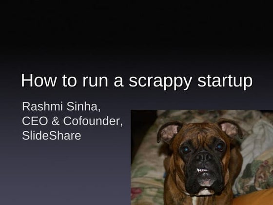 How to run a scrappy startup