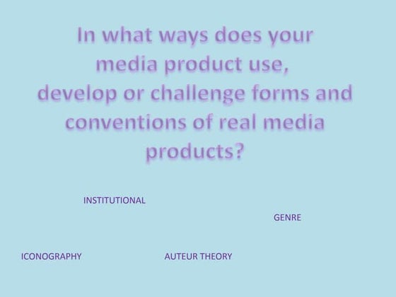 Evaluation Question 1 - final draft