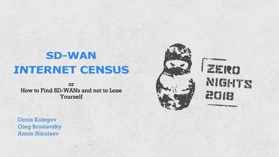 SD-WAN Internet Census