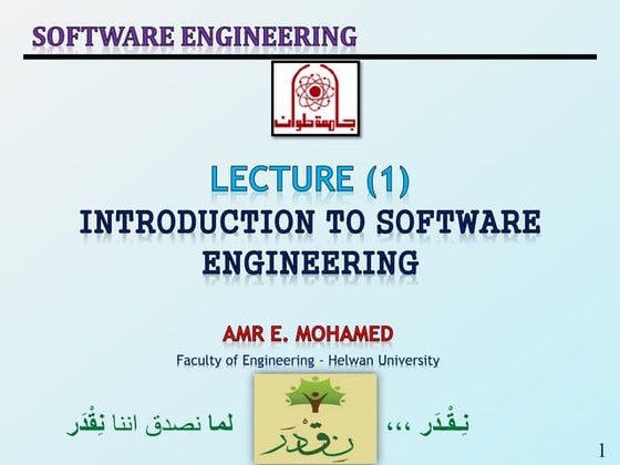SE18_Lec 01_Introduction to Software Engineering