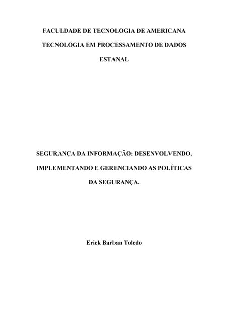 Secinfo policies