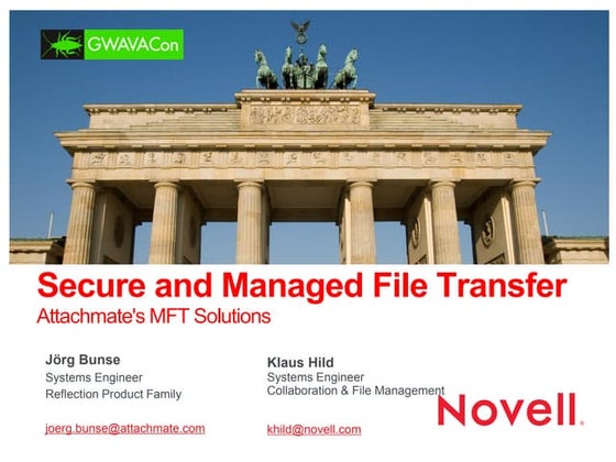 GWAVACon - Secure and managed file transfer (English)
