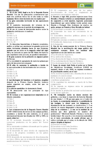 Sesión 13 ejercitación
