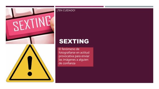 Sexting, grooming y ciberbulling trabajo en powerpoint 