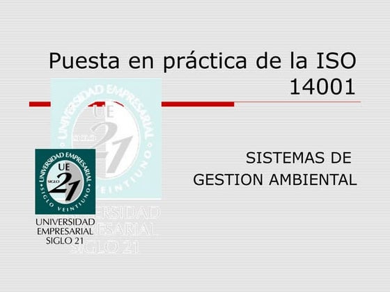 Sga iso-14001