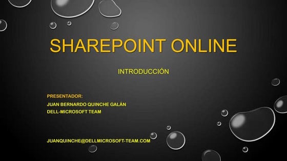 Sharepoint online - Introducción