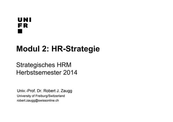 SHRM HR-Strategie