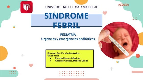 sindrome febril pediatria urgencias y emergencia