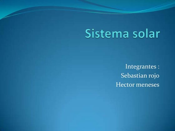 Sistema solar