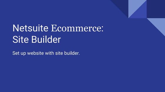 Site builder