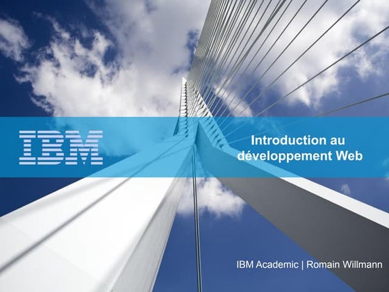 Introduction au développement Web 