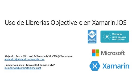 Uso de Librerías Objective-c en Xamarin.iOS