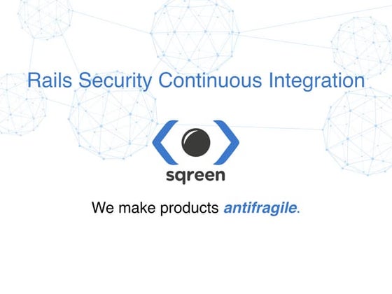 Ruby on Rails security in your Continuous Integration