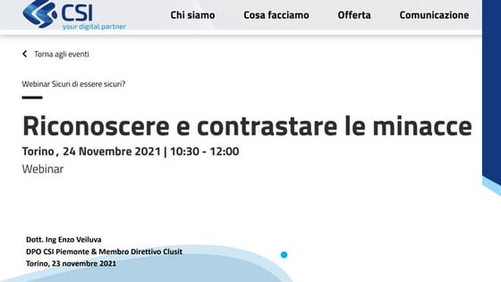 Riconoscere e contrastare le minacce