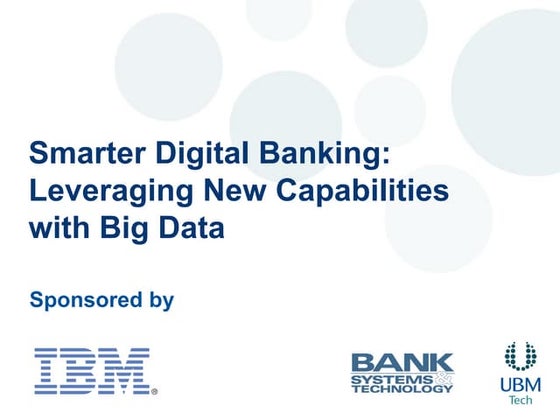 Smarter Digital Banking