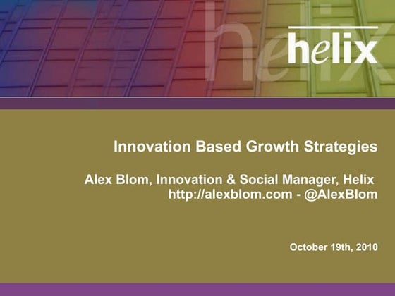 Innovation Growth Strategies for Small Business