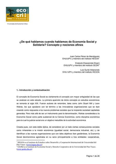 Socioeconomía 
