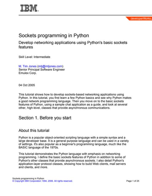 Socket Programming In Python