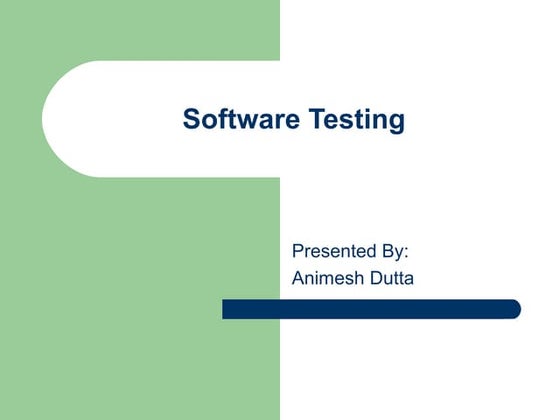 Software testing