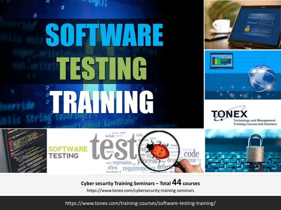 Software Testing Training : Tonex Training