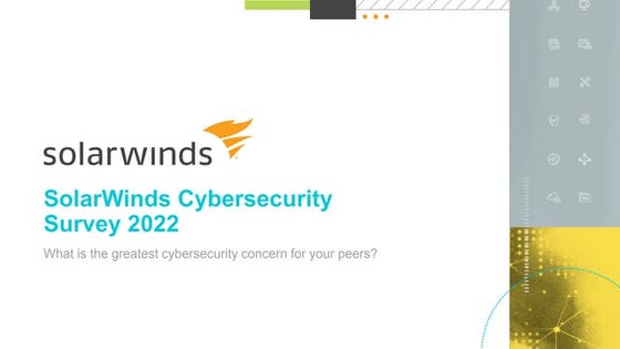 Government and Education Webinar: Public Sector Cybersecurity Survey - What I...