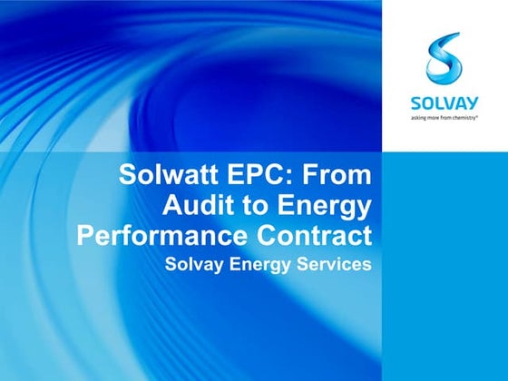 Solwatt Energy Performance Contract