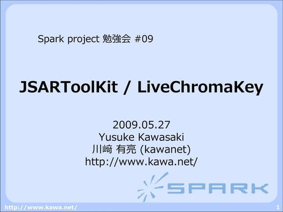 JSARToolKit / LiveChromaKey / LivePointers - Next gen of AR