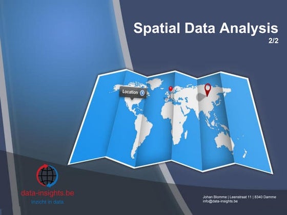 Spatial data analysis 2