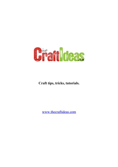 Spring craft - thecraftideas.com