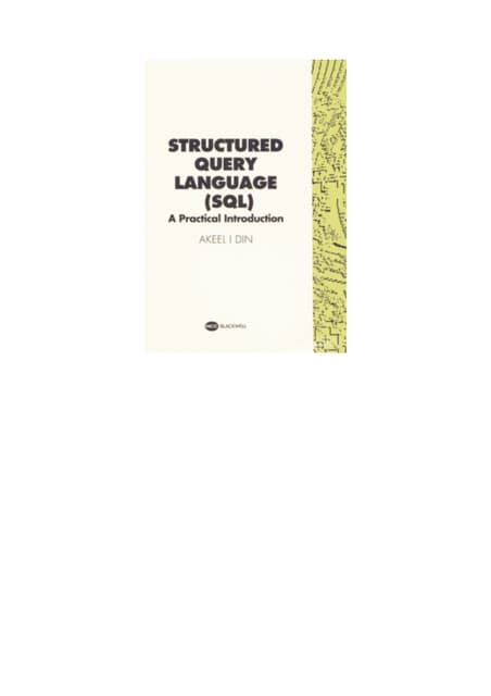 Sql   a practical introduction